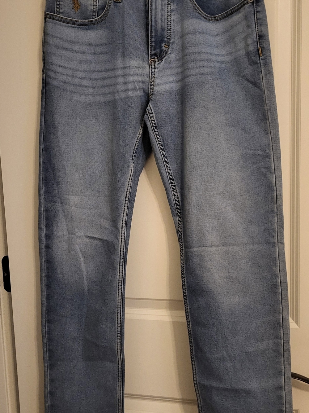 U.S. Polo Assn. Light Blue Slim Straight Jeans Womens 30/32